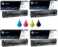 HP 205A Tonercartridges - Origineel - Standaard Capaciteit - Zwart/Cyaan/Magenta/Geel