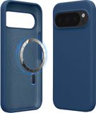 kwmobile telefoonhoesje geschikt voor Google Pixel 10 / Pixel 10 Pro - Hoesje met magneet compatibel met MagSafe - Smartphone case in marineblauw