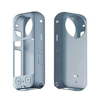 Siliconen beschermhoes Action Camera Cover voor Insta360 X3 - Blauw