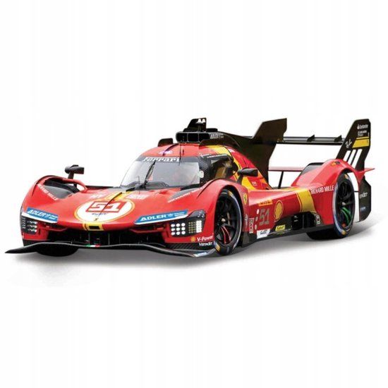 Bburago Ferrari Racing 499P Metaal 1:43 Rood