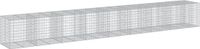 vidaXL Schanskorf - 950x100x100 cm - Gegalvaniseerd - Zilverkleurig
