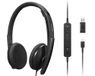 Lenovo 4XD1M45626 Headset - Bedraad - USB Type-C - Zwart