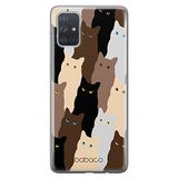 ERT GROUP mobiel telefoonhoesje voor Samsung A71 Babaco patroon Cats 001