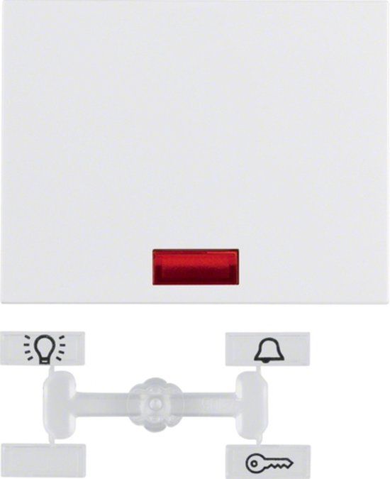 Berker 14157009 - White - Thermoplastic - 10 pc(s)