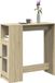 Maison Exclusive Tabouret de bar avec étagère, chêne Sonoma, 101x40x103,5 cm, panneau de particules