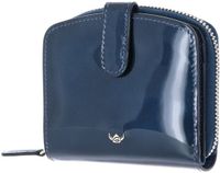 Golden Head Leren portemonnee Carrara RFID Protect Minibörse mit Riegel 1006 Blau donkerblauw
