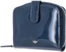 Golden Head Leren portemonnee Carrara RFID Protect Minibörse mit Riegel 1006 Blau donkerblauw