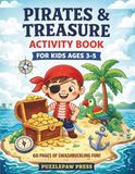 Pirates & Treasure Activity Book for Kids Ages 3-5