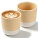 Set de 2 tasses à expresso en grès de haute qualité