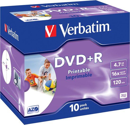 Verbatim Wentronic 43508 DVD-R - 10 stuks - Box