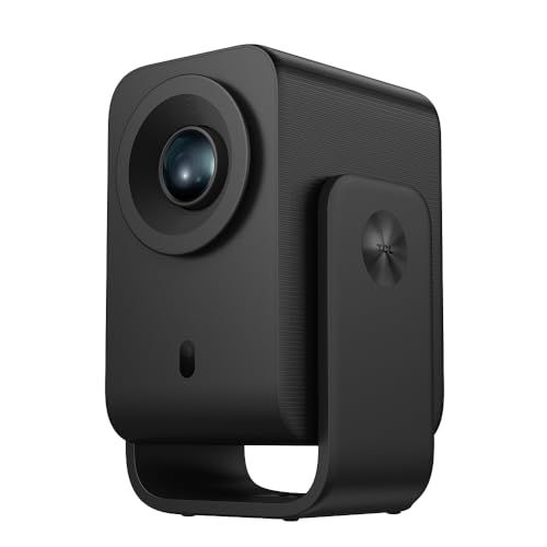 TCL C1 GTV Mobiele projector, Native 1080p-resolutie, geïntegreerde gimbal, gelicentieerd door Netflix, WLAN en Bluetooth, 30.000 uur levensduur, autofocus