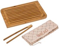 5 Five Simply Smart Broodsnijplank met accessoires bamboe 40x27cm