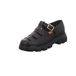 Paul Green Sandales pour femme en cuir lisse noir 1204-049