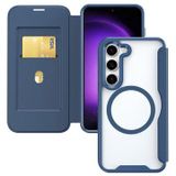 Samsung Étui à Rabat avec Fente pour Carte - Compatible MagSafe - Bleu