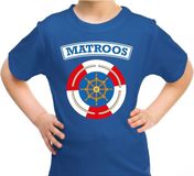 Bellatio Decorations Matroos Blauw Kids T-shirt