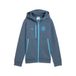 Puma Manchester City PUMATECH Hoodie zippé Enfant et Adolescent, Gris, 13-14Y