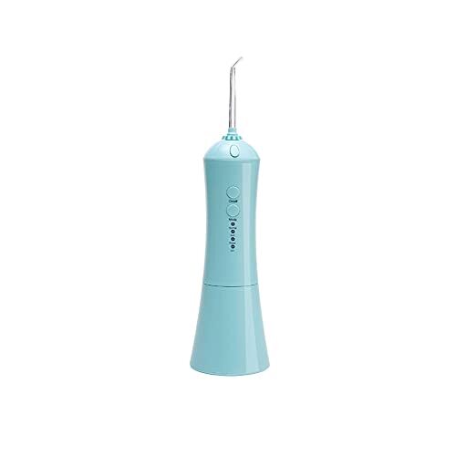 SMSOM waterflosser, draagbare tandheelkundige mondirrigator met 3 modi, oplaadbare waterdichte tandenreiniger voor thuis en op reis -2ml Reservoir (kleur: blauw)
