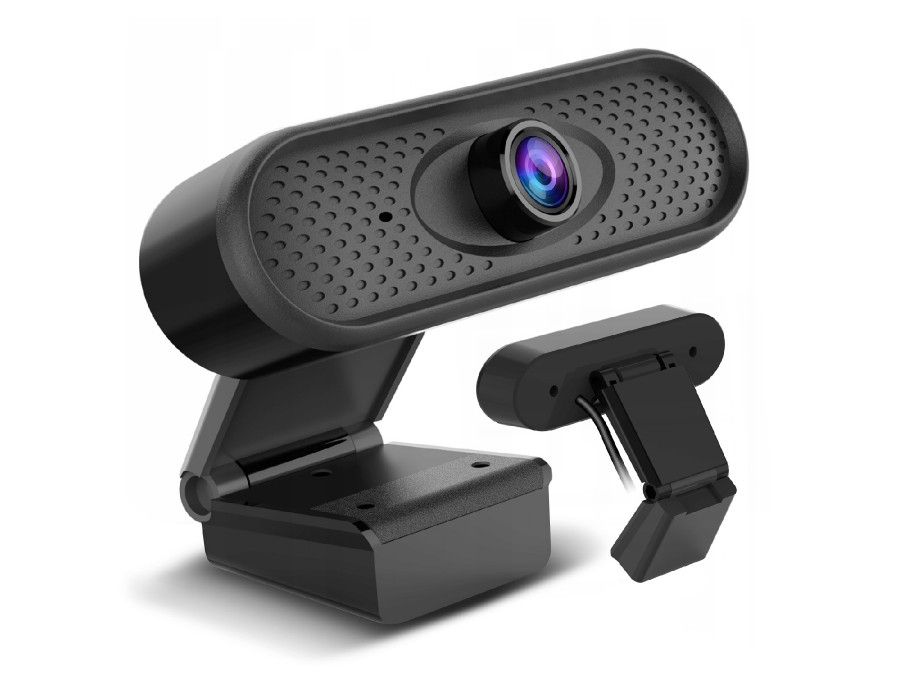 NanoRS RS680 Webcam - Full HD 1080p, USB 2.0, Black, with Microphone