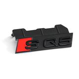 Audi 80A071805 belettering SQ5 Clip Plakhouder Radiatorgrill Black Edition embleem, zwart/rood