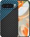 Techsuit Hoesje geschikt voor Google Pixel 9 Pro - Carbonite FiberShell Carbon Back Cover - Blauw/Zwart