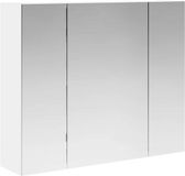 vidaXL Badkamerspiegelkast Wit 60 x 14,5 x 50 cm Bewerkt hout