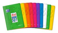 OXFORD EasyBook Notitieboek, A4, 96 pagina's, grote ruitjes, 10 stuks