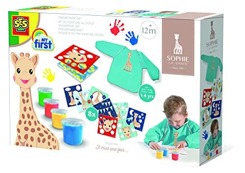 SES Creative 14494 Sophie la girafe - Finger Paint Set
