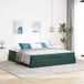 Maison Exclusive - Cadre de lit avec matelas, 2 pièces, velours vert
