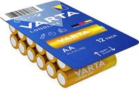 Varta Longlife AA LR6 Alkaline batterij 12 pack