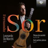 Brilliant Classics Leonardo De Marchi - Sor: Pièces De Société Op.33 & Op.36, Huit Petites Pièces Op.24 (CD)