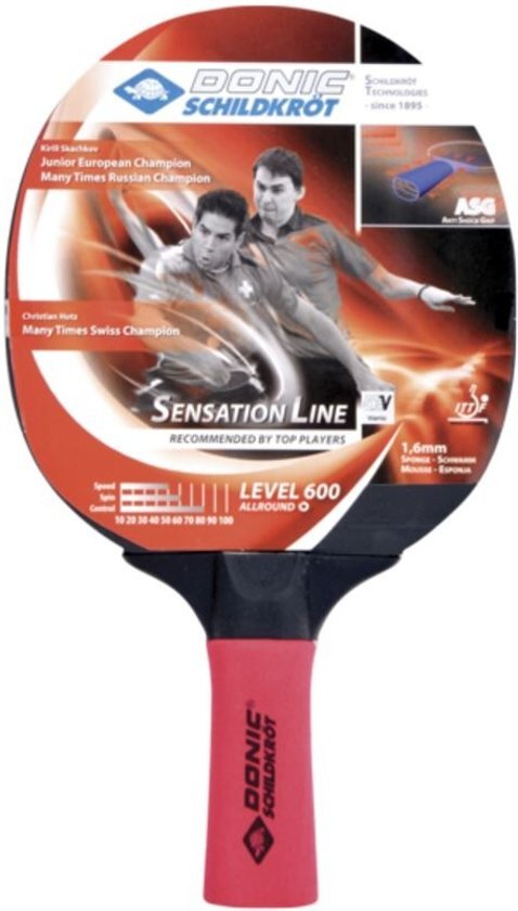 Donic schildkr t Tafeltennisbat Sensation 500 Zwart