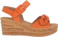 Gabor 44.653.14 sandale femme suède orange compensé taille 42