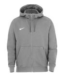 NIKE Heren Team Club Full Zip Hoodie Ft - Dark Heather Grey