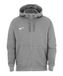NIKE Heren Team Club Full Zip Hoodie Ft - Dark Heather Grey