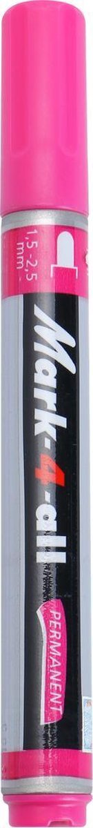 Stabilo Mark-4-All 651 marker, ronde punt roze