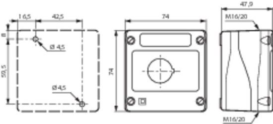BACO LBX0100J 224201 Lege behuizing
