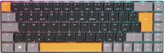 Cherry CHERRY MX-LP 2.1 Compact Wireless, draadloos gamingtoetsenbord met 68 toetsen, Franse lay-out (AZERTY), RGB-achtergrondverlichting, mechanische schakelaars, MW LOW PROFILE SPEED, zwart