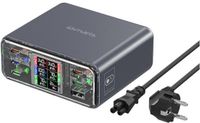 4Smarts 360W Bureaulader Met 5X Usb-C Voor Telefoons En Tablets