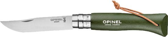 Opinel No. 08 Colorama - Groen - Zakmes - RVS - Hout - 20 cm