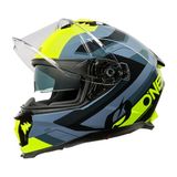 O'NEAL Challenger EXO V.25 Matt Black Grey Fluo Yellow Full Face Helmet - Size S