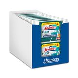 Spontex Flexy Fresh x4, der effiziente Reinigungsschwamm mit antibakteriellem Schutz, flexibel, lange frisch, kratzfrei, 14 x 4 Stück