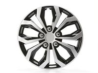 Cartrend 75567 Daytona wieldoppen set van 4 zwart/zilver 14 inch