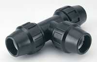 Geschikt Adequa TEP-50 thee-verdeling (90 graden) met glasvezel versterkt polypropyleen, 50 mm