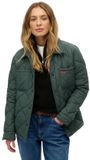 Superdry Doorgestikte Chore Liner Jas Dames Thyme Green