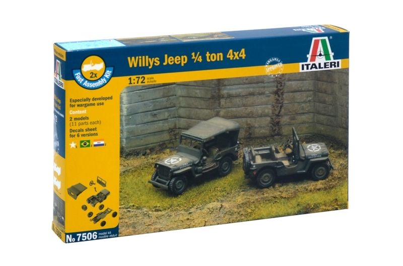 Italeri 7506 - Militair landvoertuig modellen - Auto - metaal - beige, multi