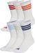 adidas Performance 3-Stripes Essentials Gevoerde Sokken 6 Paar - Unisex - Wit