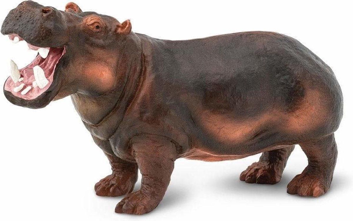 Safari Wilde Dieren Nijlpaard Junior 12,75 Cm Bruin