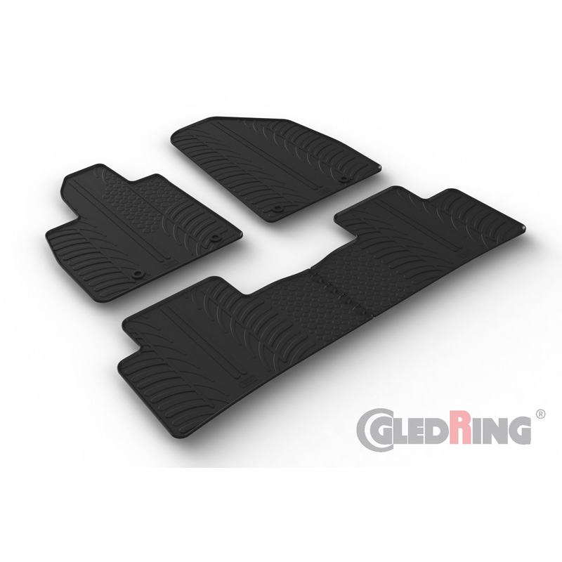 GledRing Rubbermatten passend voor MG Marvel R (EV) 2021- (T profiel 4-delig)