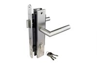 Wovar Deurbeslag Set Compleet | Poortslot RVS op Schild | Per Set