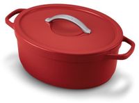 Beka Plume Braadpan - Ø 31 cm - Stoofpot - Gerecycled gietaluminium - Extra lichtgewicht - PFAS-vrij - 6 L - Rood